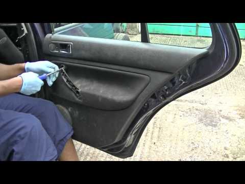 how to remove mk4 golf door card