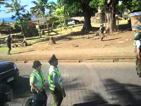 Isla de Pascua: policía chilena desalojó con violencia a manifestantes