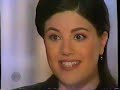 the complete broadcast interview with monica lewinsky and barbara walters on abc's 20/20. air date was march 3, 1999.