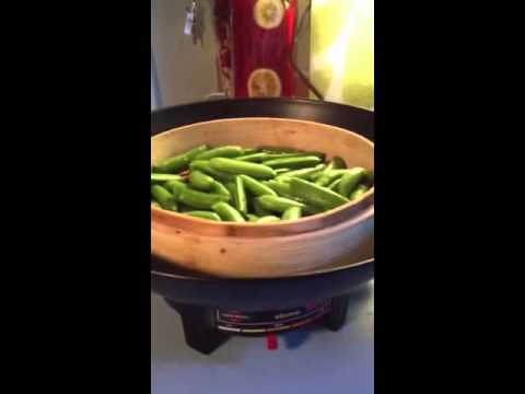 how to steam sugar snap peas
