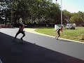 Gary Hekman VS Leon Meijer (Skater & Sprinter) FUN.AVI