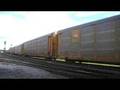 CSX 8734 Leads CSX Q210, Autorack, at North Dalton