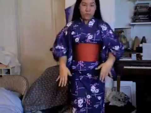 how to fasten a kimono