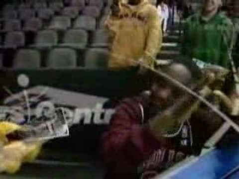 Sports guy sees what life is like as a mascot Video