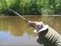 Landing a big catfish Landing a big catfish