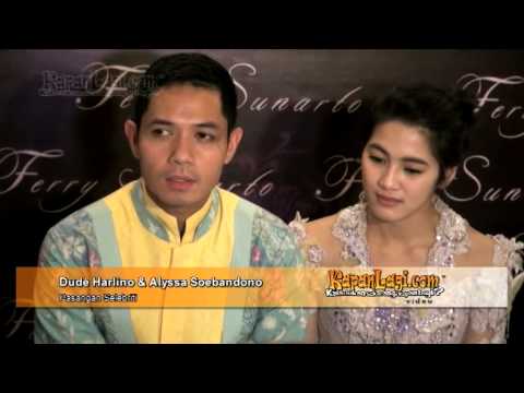 Alyssa Soebandono-Dude Harlino Fitting Baju Pengantin