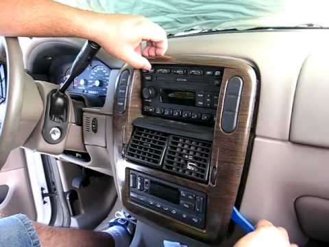 How to Remove Radio / CD Changer from 2003 Ford Explorer for Repair