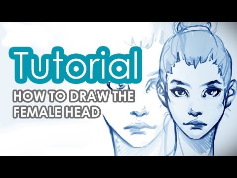 how to draw female face