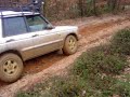 Land Rover Dicovery stuck in a ditch Land Rover Dicovery stuck in a ditch