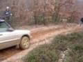 Land Rover Dicovery stuck in a ditch