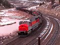 5000 hp of CAT. leads this Utah Railway train. 5000 hp of CAT. leads this Utah Railway train.