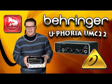 BEHRINGER UMC22 -доступная звуковая карта с фантомным питанием BEHRINGER UMC22 -доступная звуковая карта с фантомным питанием