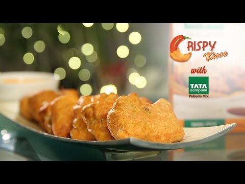 Cabbage Parcel Pakoda Recipe | Tata Sampann Low Oil Absorb Pakoda Mix | Crispy Kisse With Smita Deo