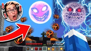 minecraft lunar moon and red sun
