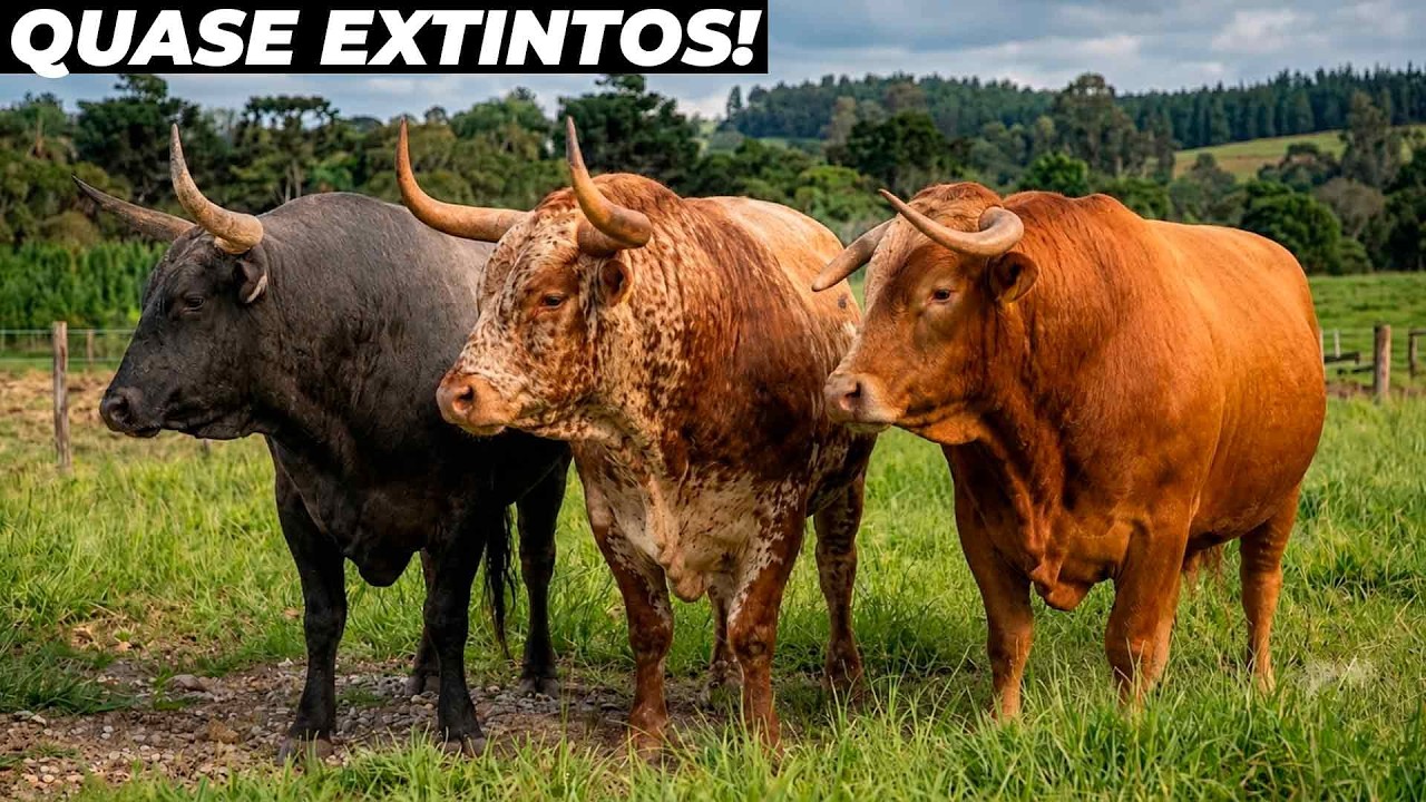 RAÇAS DE GADO DO BRASIL QUE QUASE FORAM EXTINTAS