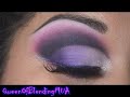 Dramatic Purple Bollywood makeup Tutorial!!!!