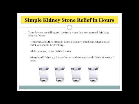 how to help kidney stones pass