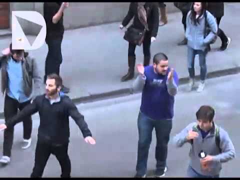 Corteo di tifosi in via Cavour - VIDEO
