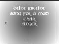 Deine Lakaien - Song for a mad Choir Singer Deine Lakaien - Song for a mad Choir Singer