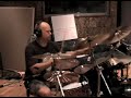 Ian Haugland drumming Part 2 - studio December 2008