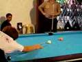 男子9ボール世界選手権2007:川端聡(ADAM)、練習風景