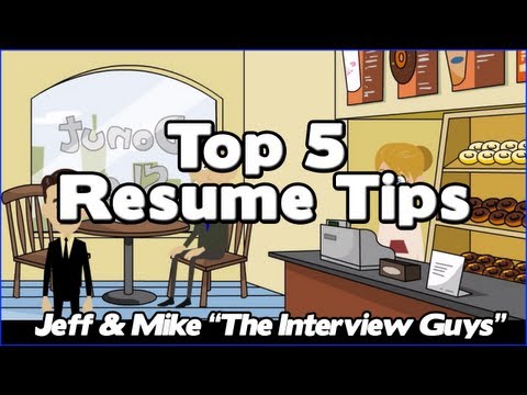 how to properly write a resume