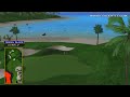 Golden Tee Great Shot on Tahiti Cove!