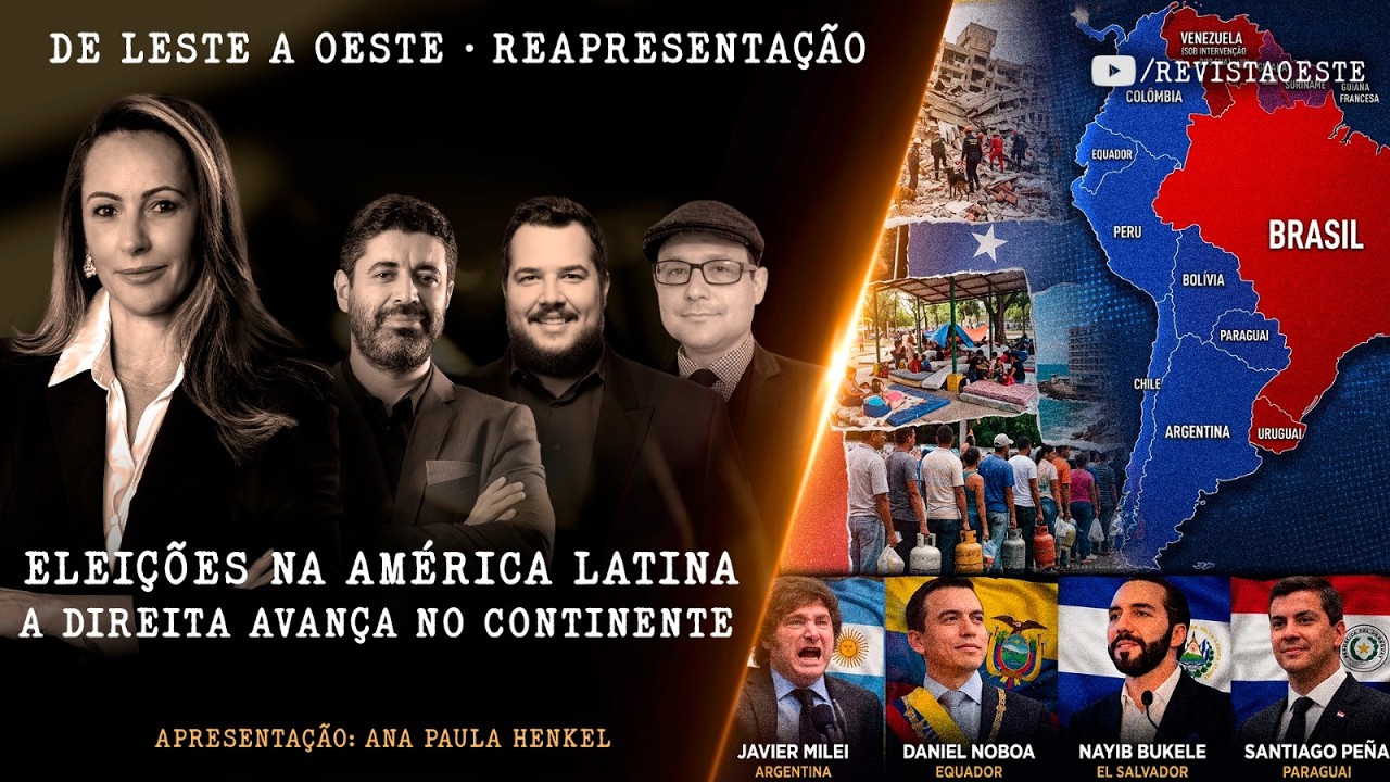 De Leste A Oeste, Com Ana Paula Henkel - 26/06/26 | A Direita Avança - Reapresentação