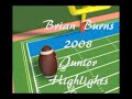Brian Burns Highlights Video - Ridgeway High School - Junior Football Season Highlights - Fall 2008