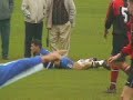 with the score at 1-0 to quilligans top porter is unlucky not to equalise with a towering header that was cleared off the line.  a frustrated danny morris deservedly gets booked for a bad tackle from behind on wayne gardiner.