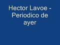 hector lavoe - periodico de ayer