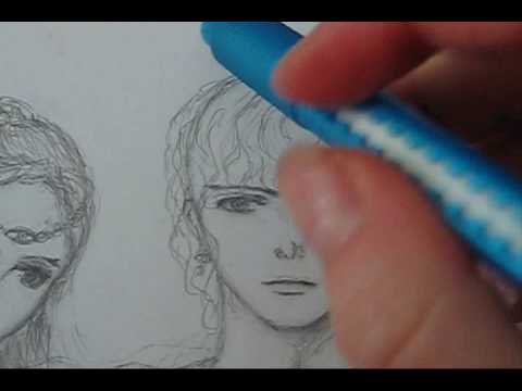 how to draw wavy anime hair