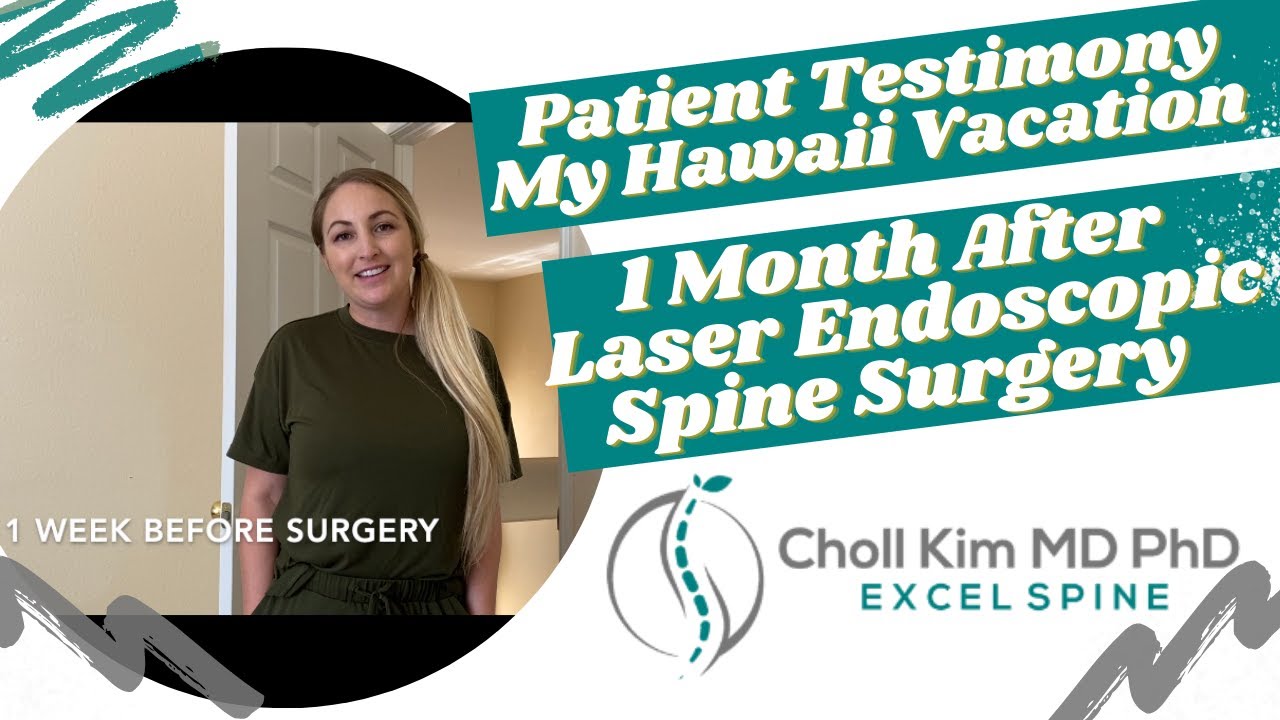 My Hawaii Vacation 1 Month After Laser Endoscopic Surgery