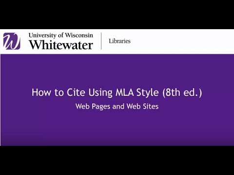 video-linktoworks-How to cite using MLA style 8th edition: Websites