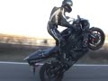 Motorbike vs Mercedes cls, Audi A8 and Porsche form Bulgaria Motorbike vs Mercedes cls, Audi A8 and Porsche form Bulgaria