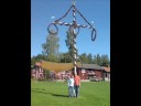 Opa en oma van Tellingen op bezoek in Zweden