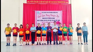 Phường Phương Nam tổ chức giao lưu bóng chuyền hơi nhân kỷ niệm ngày thành lập Hội LHPN, Hội Nông dân Việt Nam