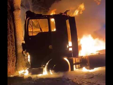 Pożar ciężarówki w Robczysku :: Link do artykułu: https://elka.pl/content/view/128819/80/