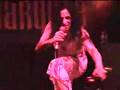 Nina SIlvert at The Marquee preforming Yeah Yeah Yeah by Aid