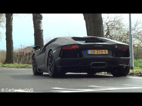 Dutch Lamborghini Aventador with super exhaust