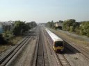 Fast train then slow train on Paddington Line