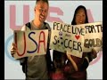 Roxanne is cheering for U. S. A.