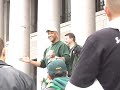 on a saturday morning, 350 supersonic fans met in olympia to encourage the state legislature to support a proposal by a new local ownership group.