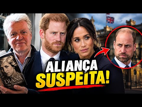 HARRY E MEGHAN ACUSADOS DE AJUDAR TIO A PUBLICAR LIVRO E TRAMAR CONTRA WILLIAM