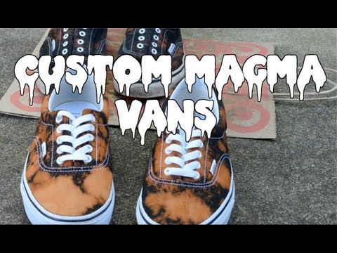 vans - How to custom bleach your old pair of Vans! Very simple. I believe that different colors of shoes will turn into different pigments, so experiment! Stay fres...