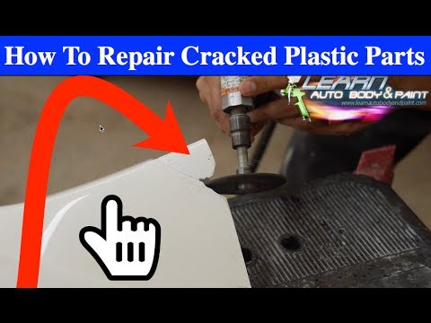 how to repair cracked plastic