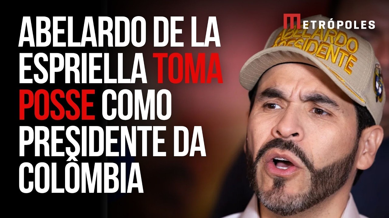Espriella toma posse na Colômbia e promete destruir plantações de coca