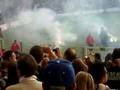 VfB Stuttgart - KSC // Pyro im KSC-Block - Teil 2