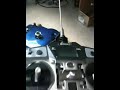 Blue R/C robot