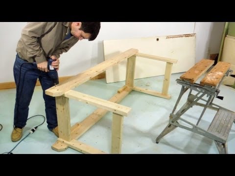 how to build a door out of 2x4